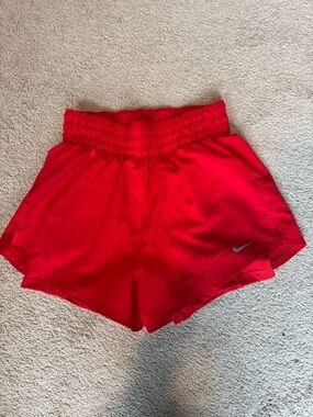 Nike Women’s Red 2-in-1 Shorts